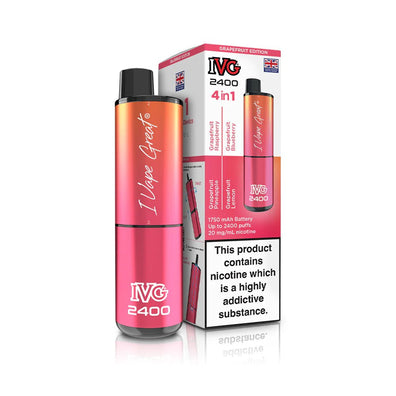 IVG 2400 Rechargeable Vape Kit Box Of 5 - Vapewholesalesupplier